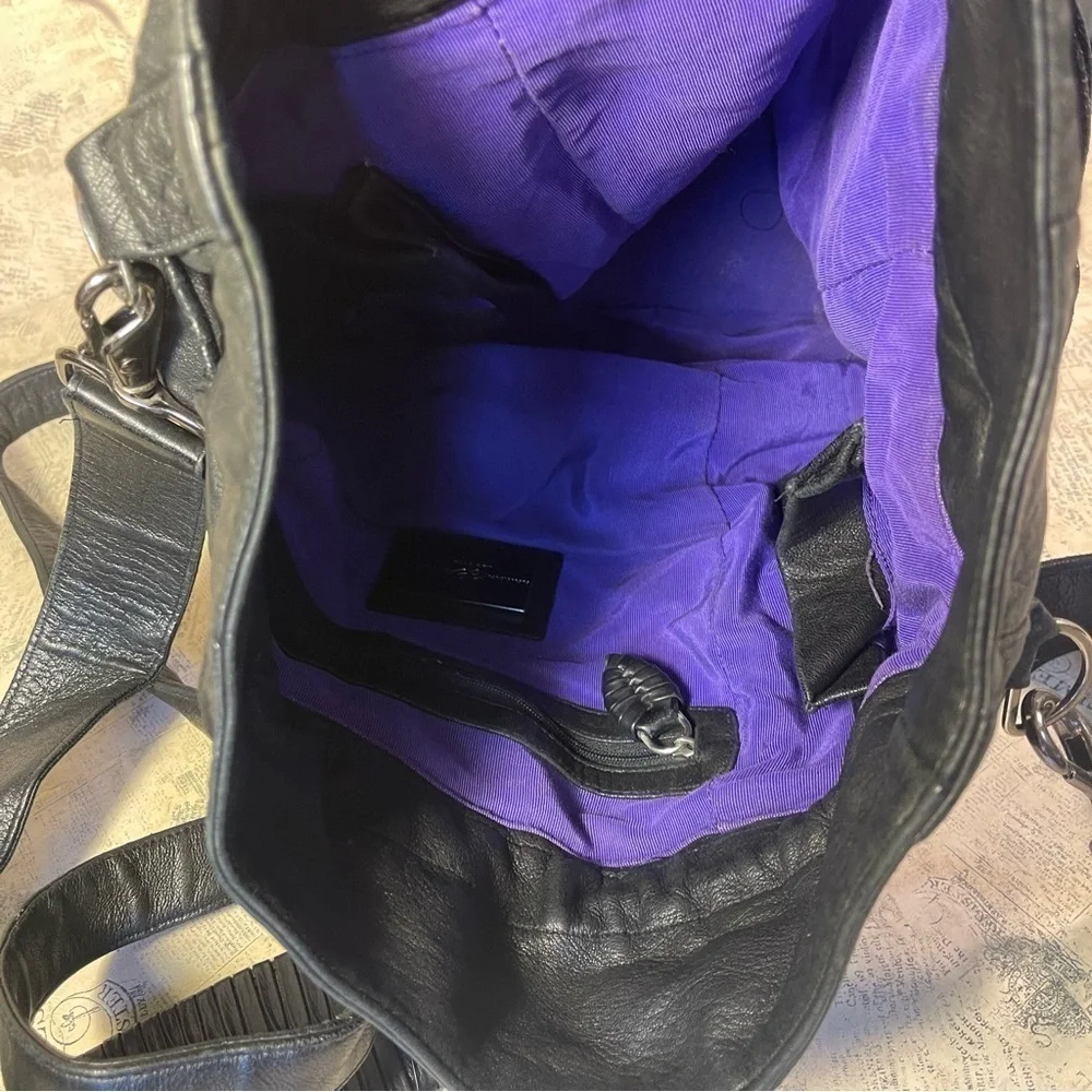 Khirma Eliazov Sinclair Exotic Stingray & Python Leather Convertible Backpack